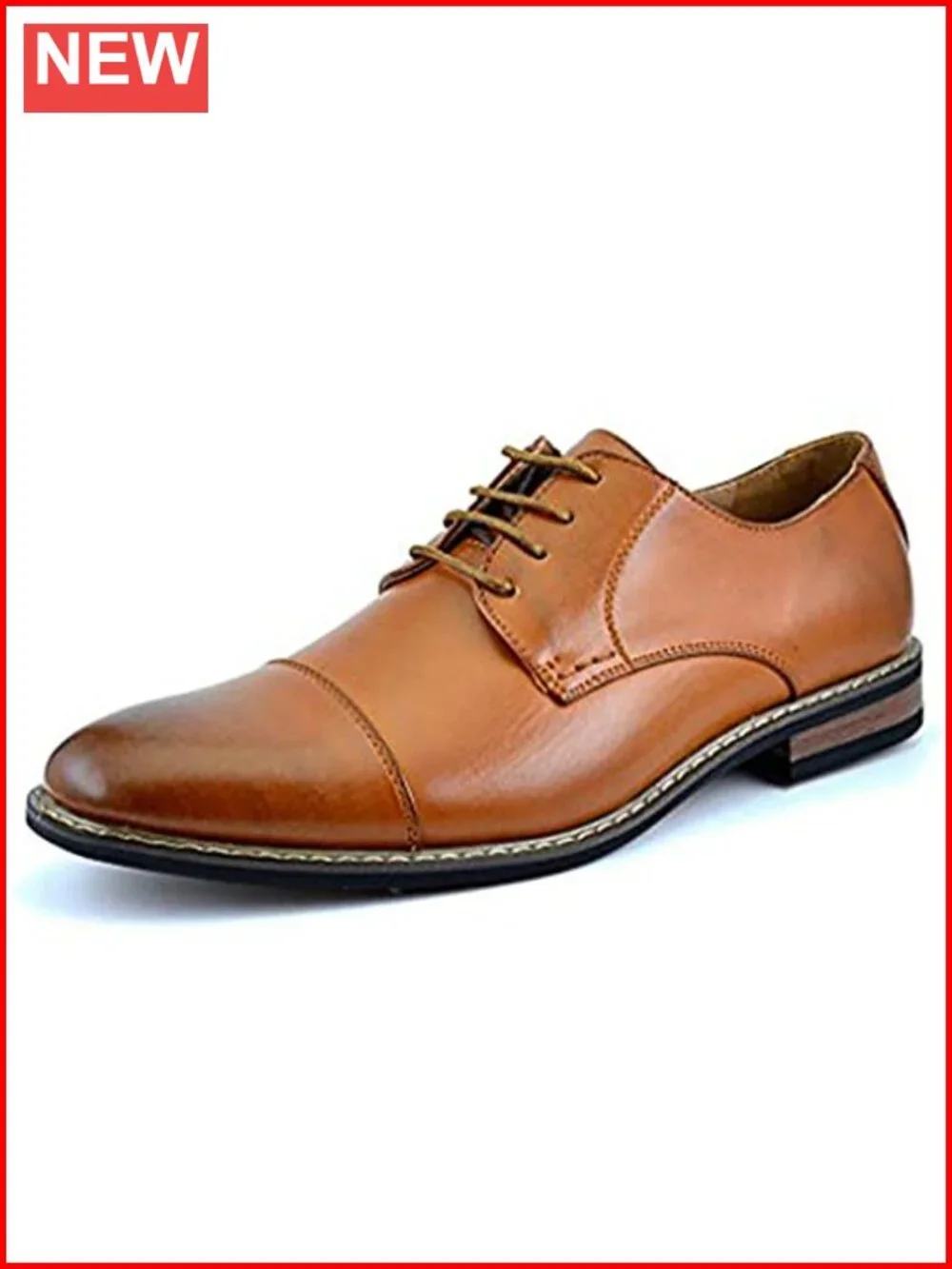 Men's Classic Modern Oxford Lace Dress Shoes Cap Toe PU Upper